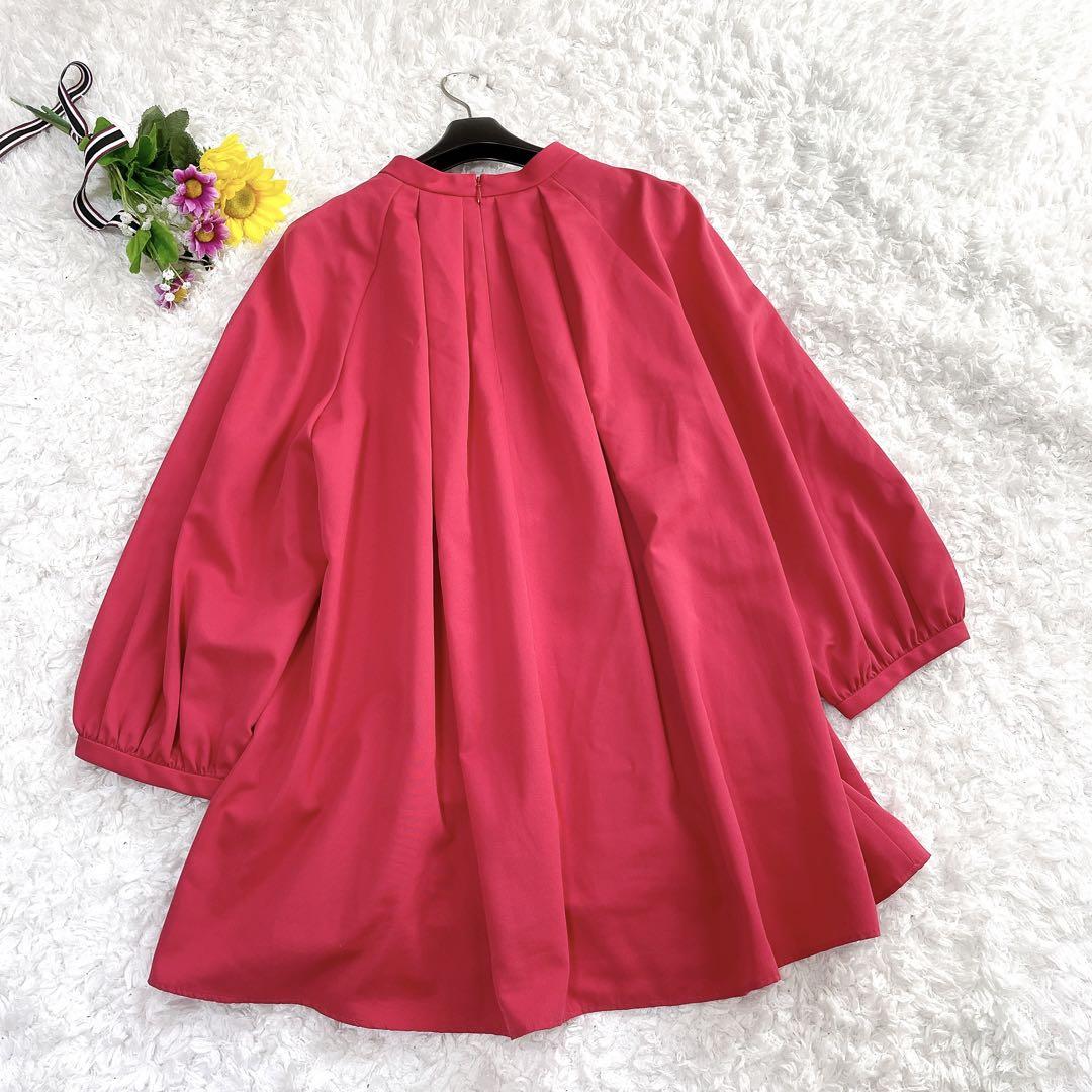【メーカー直売】 エムズグレイシー⭐️タック入りボリュームブラウス シャツ トップス