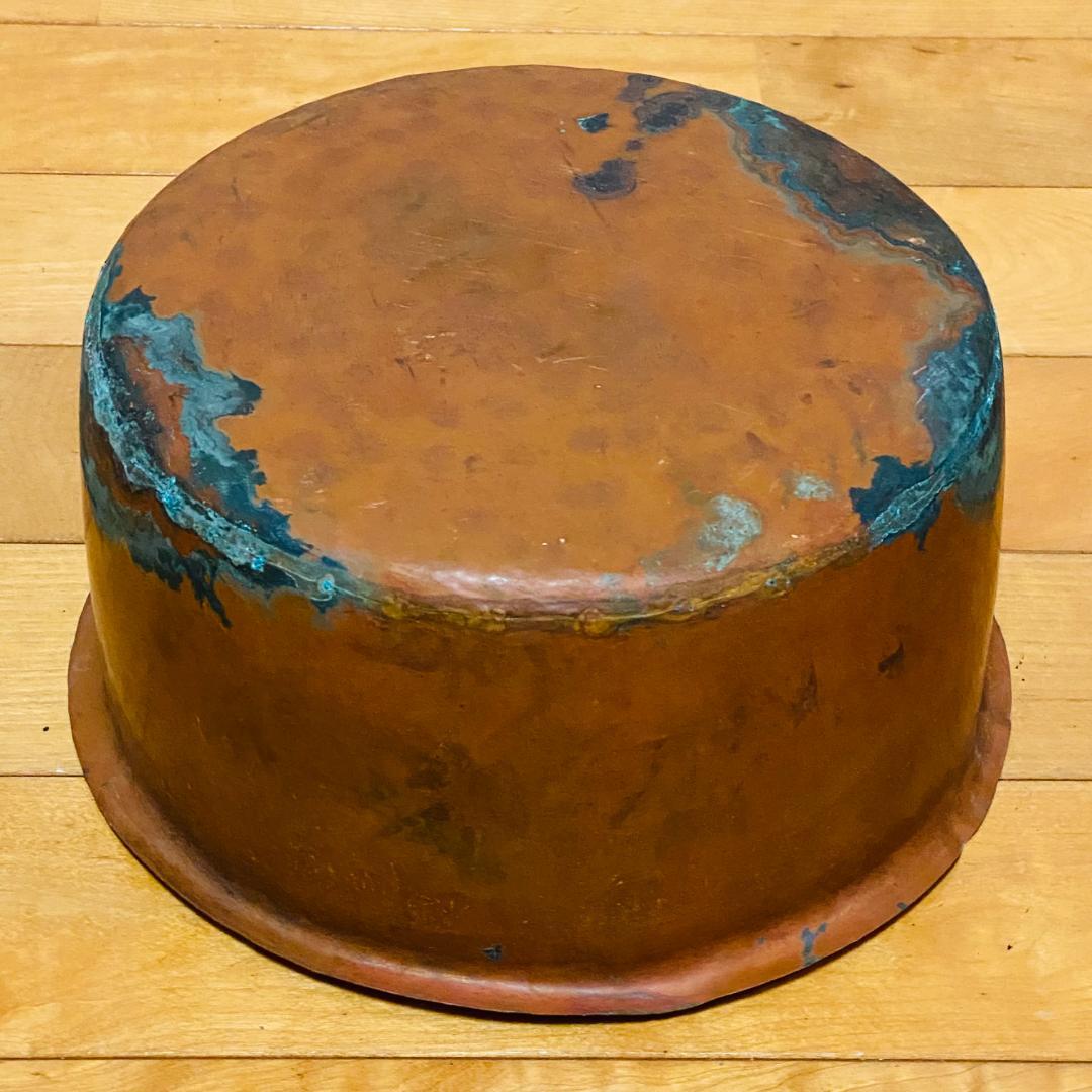 火鉢 木製 銅炉付 五徳付 金網付 直径約38cm H約23cm 送料