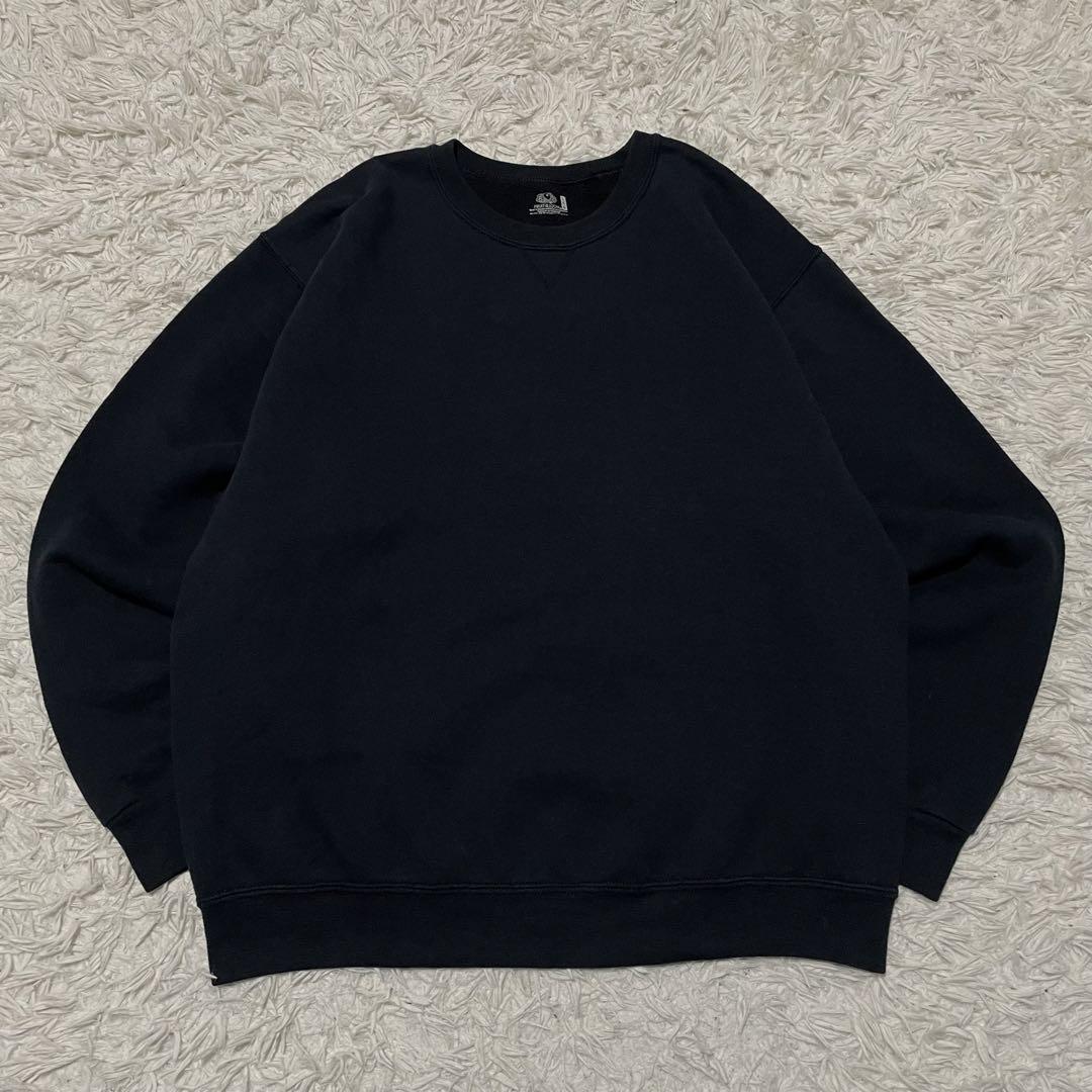 【希少短丈】FRUIT OF THE LOOM 無地 スウェット 00s 古着