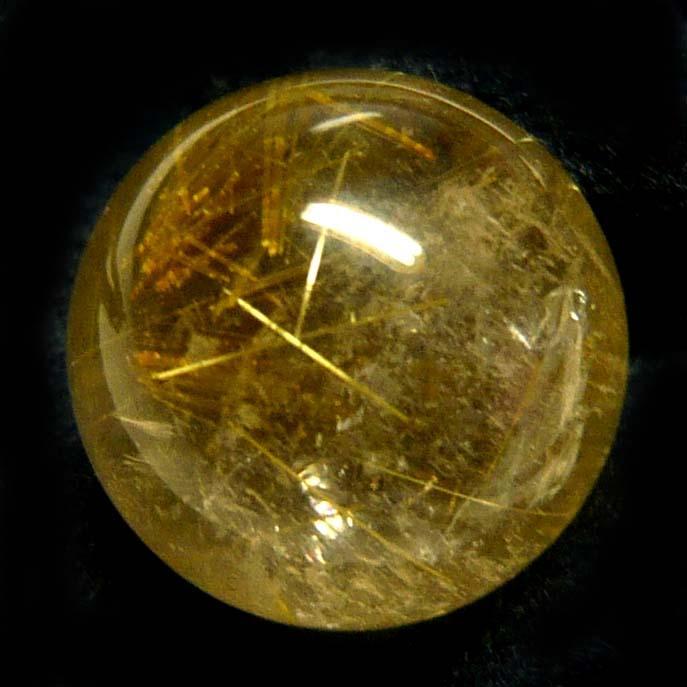 金が高騰中！金線がハッキリ！いっぱい！ゴールドルチル１０ｍｍ玉入Ｋ１８ｐｔ 金が高騰中！金線がハッキリ！いっぱい！ゴールドルチル10mm
