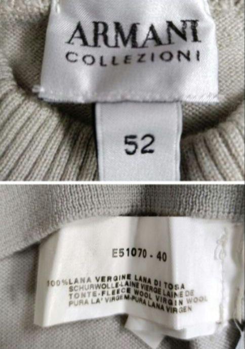ARMANI COLLEZIONI ニット【サイズ52XL相当】【刺繍】【美品】