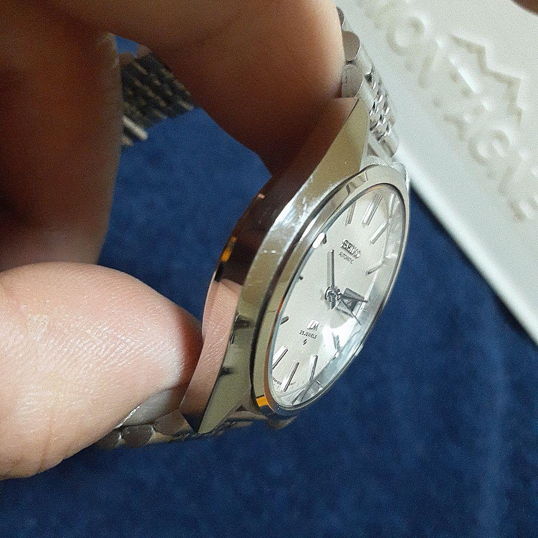 SEIKO LM 25JEWELS 自動巻きmen's腕時計◎裏蓋に刻印有り