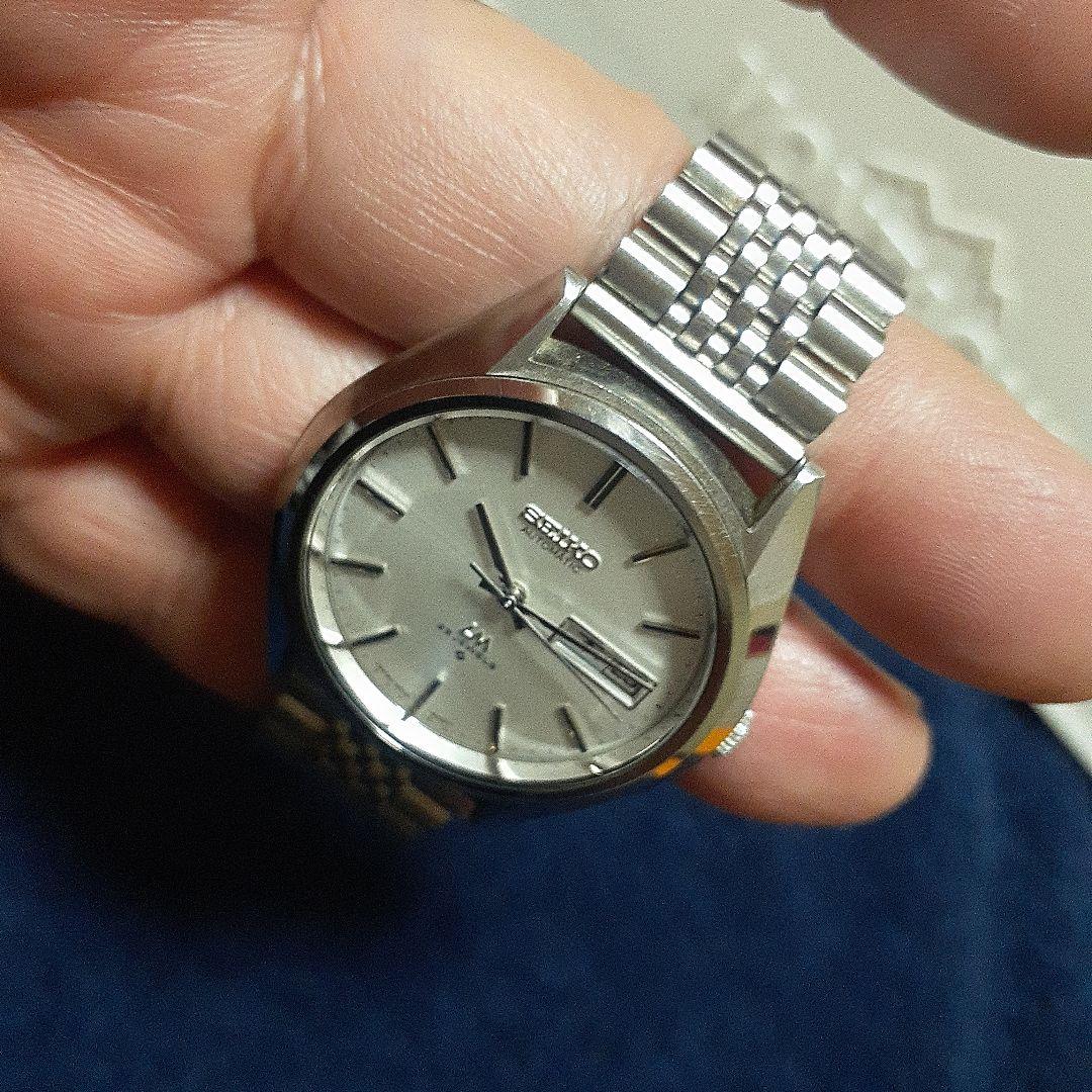 SEIKO LM 25JEWELS 自動巻きmen's腕時計◎裏蓋に刻印有り