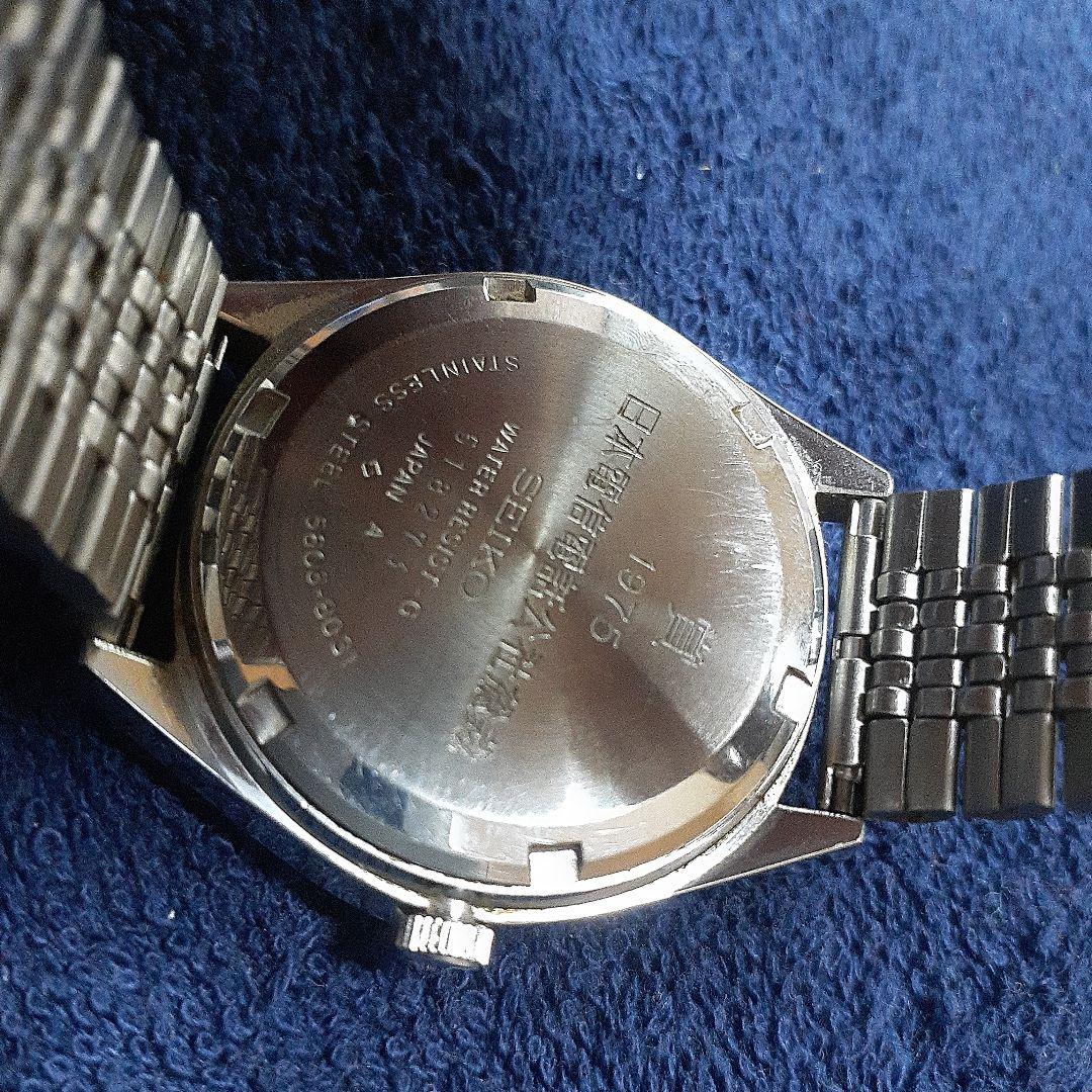 SEIKO LM 25JEWELS 自動巻きmen's腕時計◎裏蓋に刻印有り