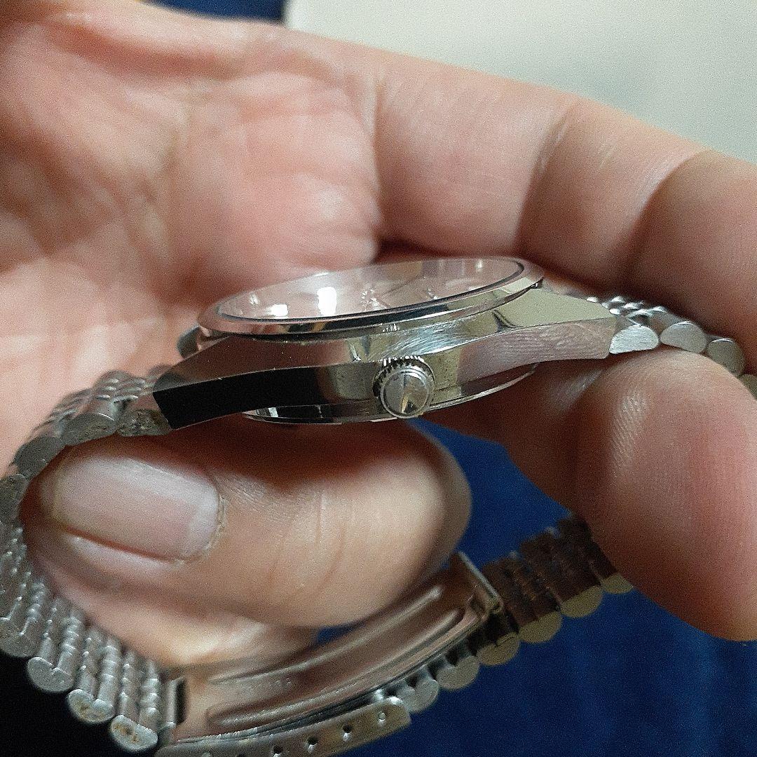 SEIKO LM 25JEWELS 自動巻きmen's腕時計◎裏蓋に刻印有り
