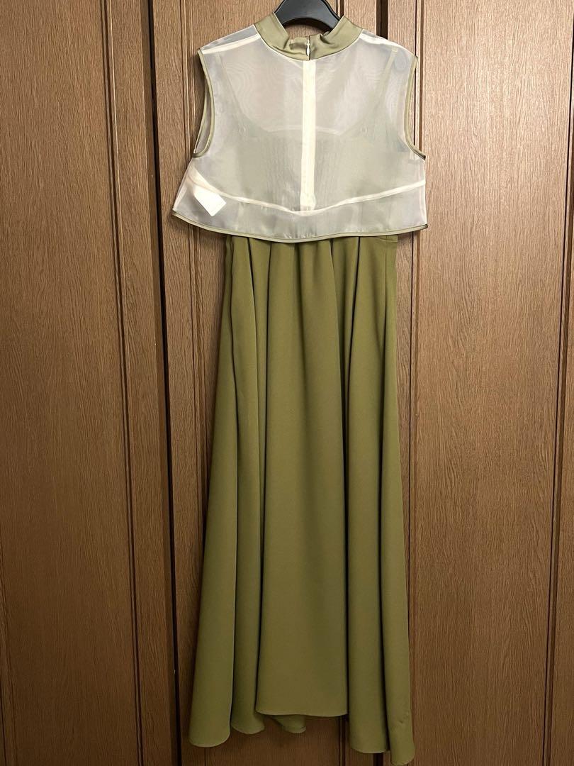 【Ameri VINTAGE】パーティードレス グリーン