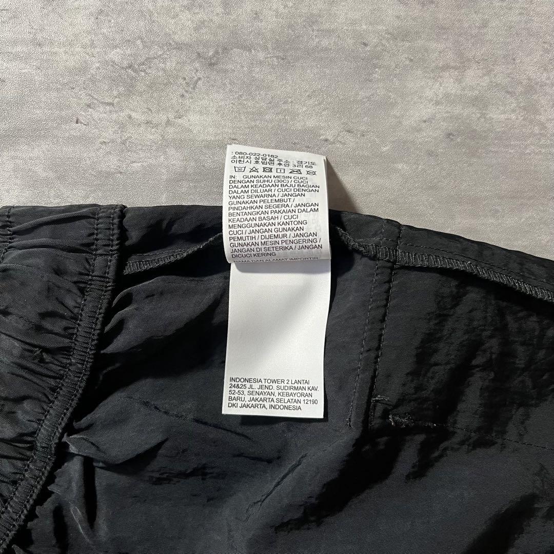 【ショートナイロン、スウッシュ】NIKEハーフパンツ古着ストリートユニセックス黒