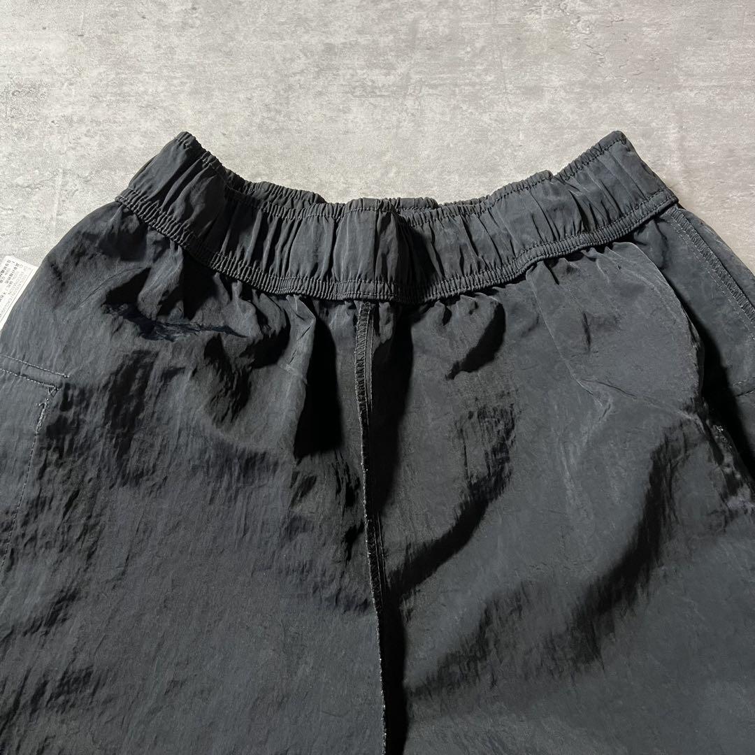 【ショートナイロン、スウッシュ】NIKEハーフパンツ古着ストリートユニセックス黒