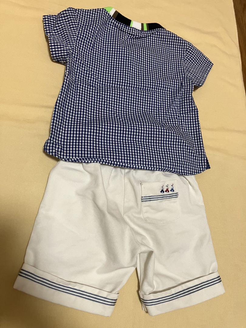 ファミリア　tシャツ　パンツのセット　美品