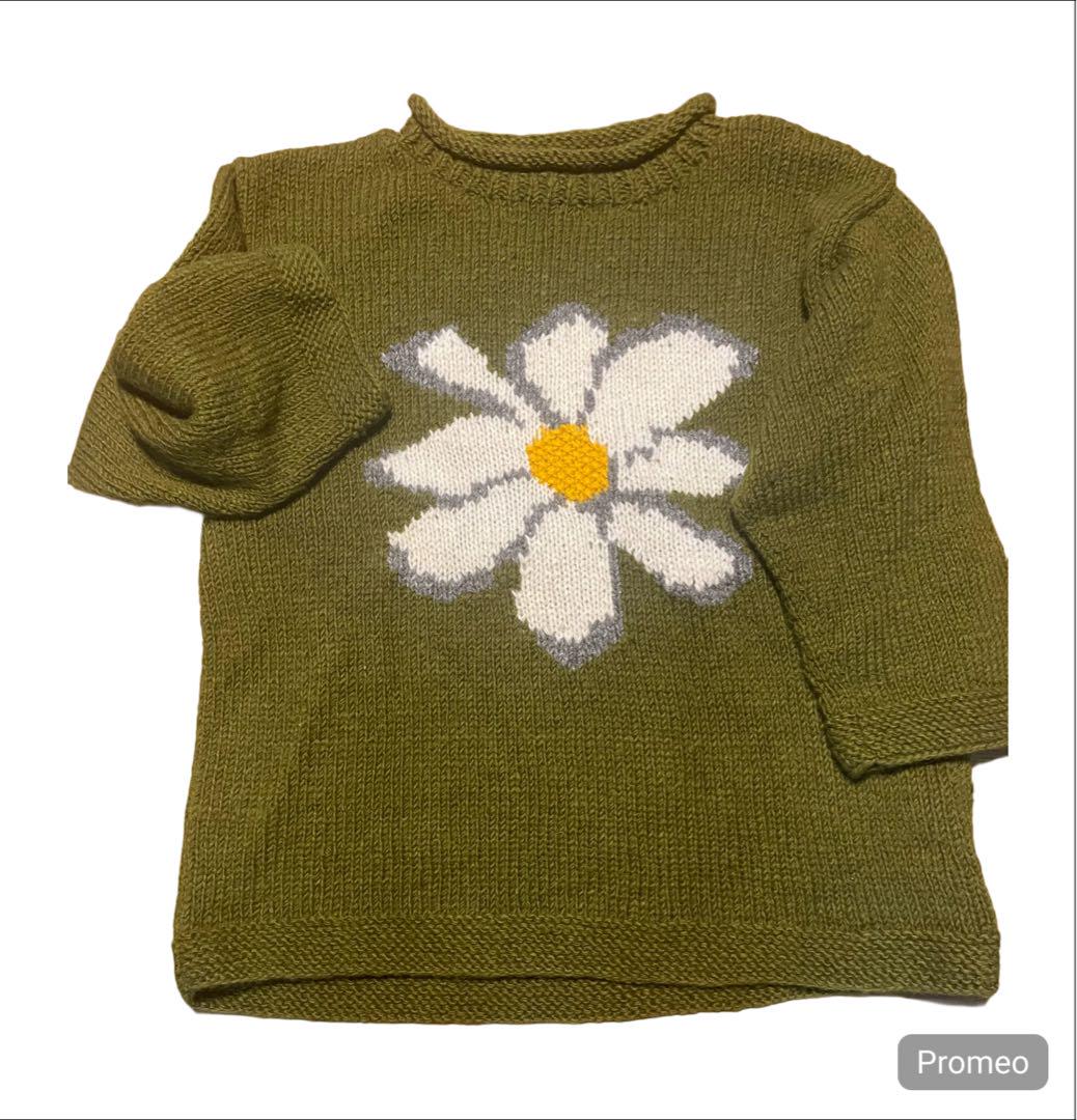 macmahon knitting mills ニット オリーブ