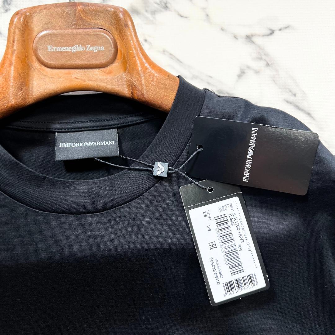✨新品未使用タグ付き✨(S) Emporio Armani スポーツ生地 黒