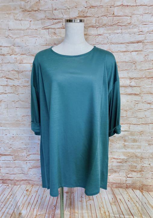 無料発送 m-2714✩.*˚ Lelian 未使用品 上品系長袖ブラウス Tシャツ 最安値販売中 えみ様専用 GASA* ガサ プルオーバー カットソー フリル Tシャツ/カットソー(七分/長袖)