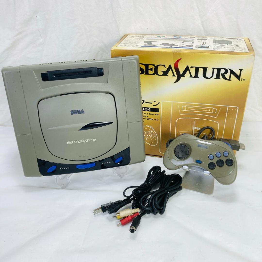 動品 SEGA セガサターン 後期型 HST-3210 元箱 シリアル一致