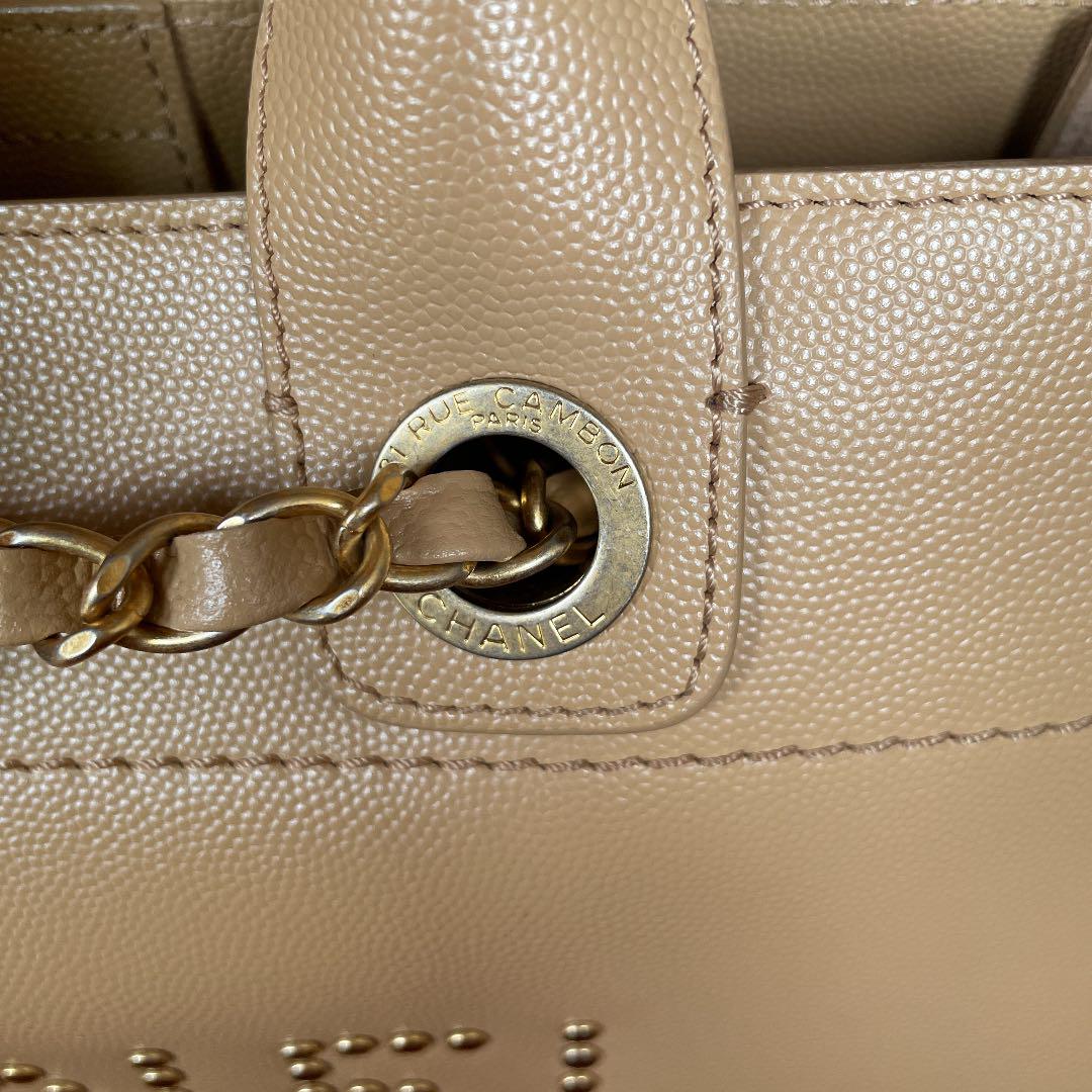 NEW ARRIVAL 極美品 CHANEL シャネル ドーヴィルバッグ 2019 キャビアスキン i1Qla-m34719957922 限定30%OFF