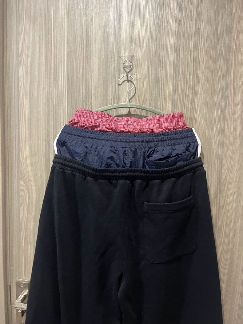 Project G/R 3 layered sweat pants GRブラック