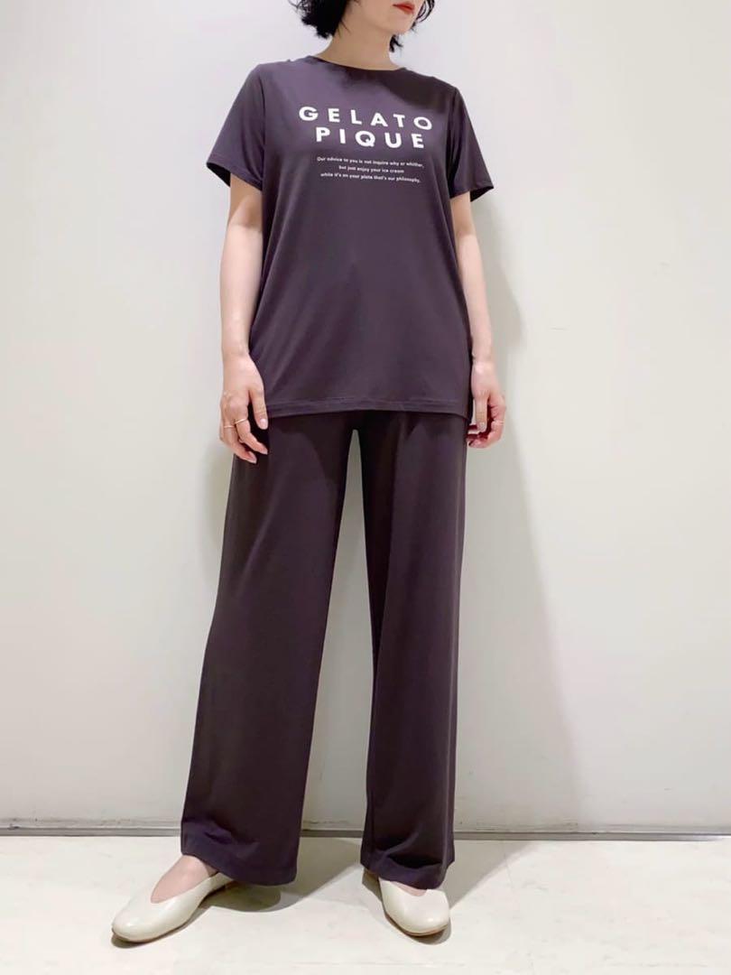 新品タグ付♡ジェラートピケ　ロゴTシャツ＆ロングパンツ