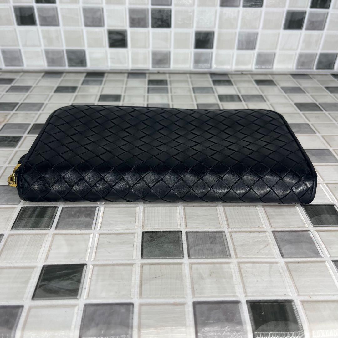 85 BOTTEGA VENETA ボッテガヴェネタ ラウンドファスナー 財布