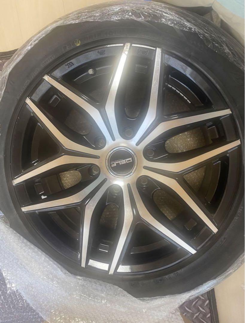 【値下げ】FLEX DELF 01 4本　タイヤおまけ　ハイエース