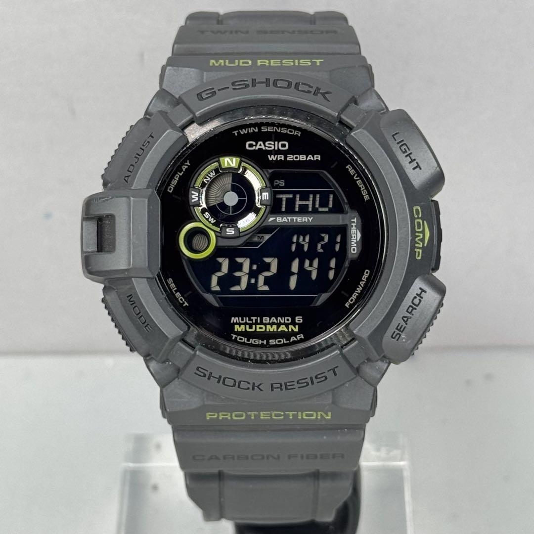 極美品 G-SHOCK GW-9300GY マッドマン 電波ソーラー 限定モデル