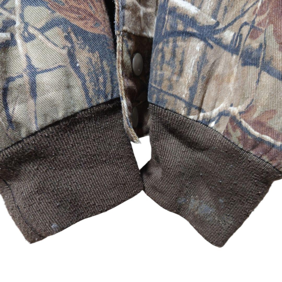 【REALTREE】リアルツリーカモ レイヤード中綿入りブルゾン A-1369