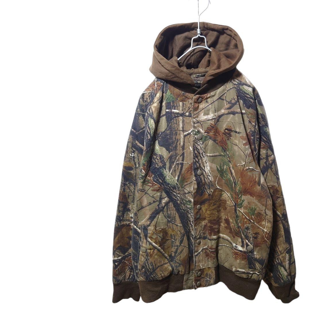 【REALTREE】リアルツリーカモ レイヤード中綿入りブルゾン A-1369