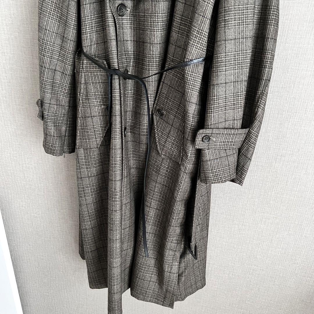 極美品 22AW stein Oversized Trench Coat M羊の古着