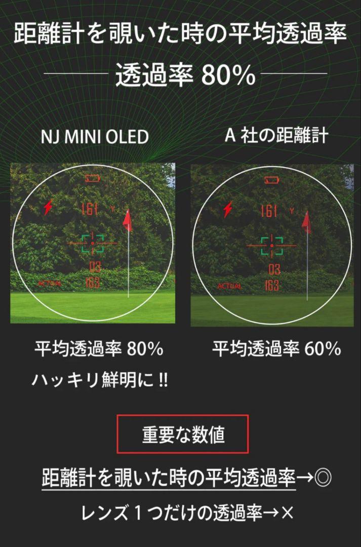 NINJOR GOLF ニンジャーゴルフ NJ MINI PRO OLED 黒