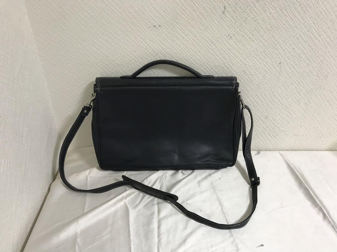本物ピエールカルダン本革レザー2wayハンドショルダーバッグビジネスバック