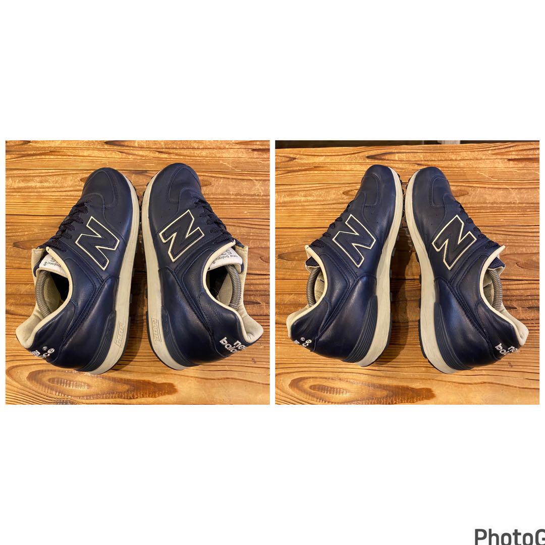 イングランド製 10 NEW BALANCE 576 ネイビーレザー 英国 廃番