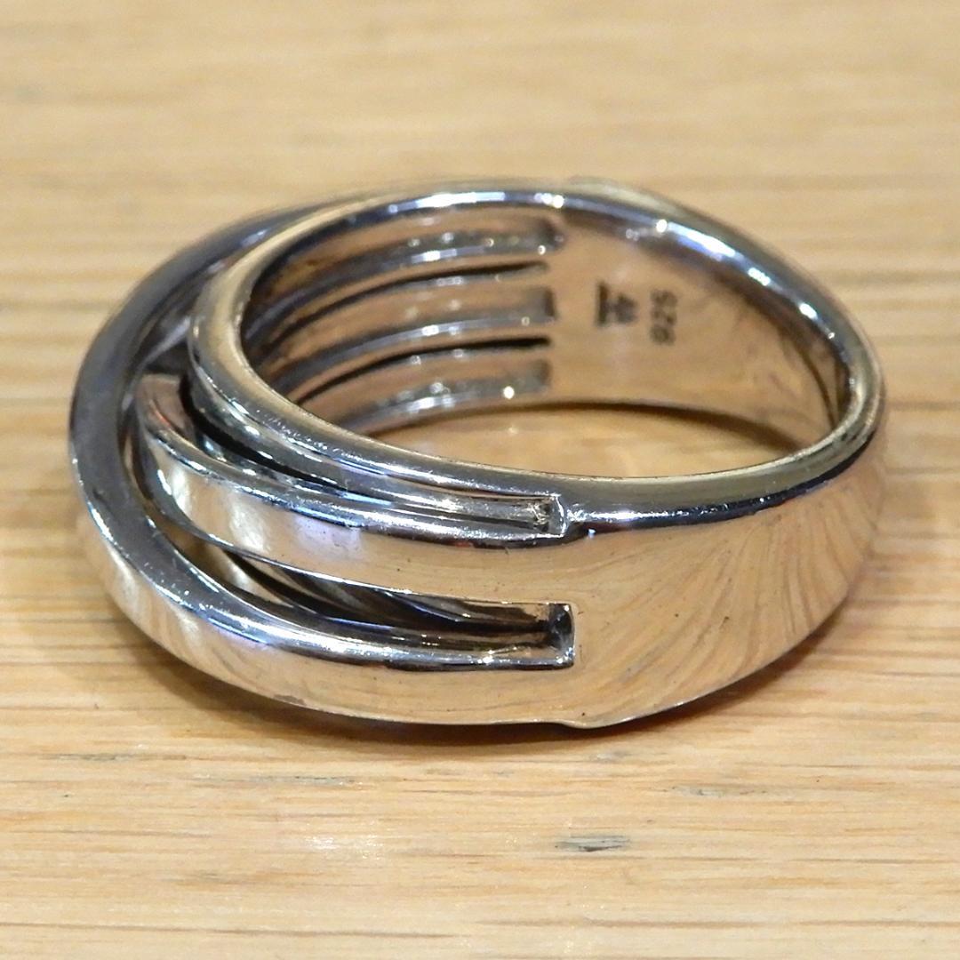 美品 トムウッド 現行 オーブリング スリム SV925 60 シルバー