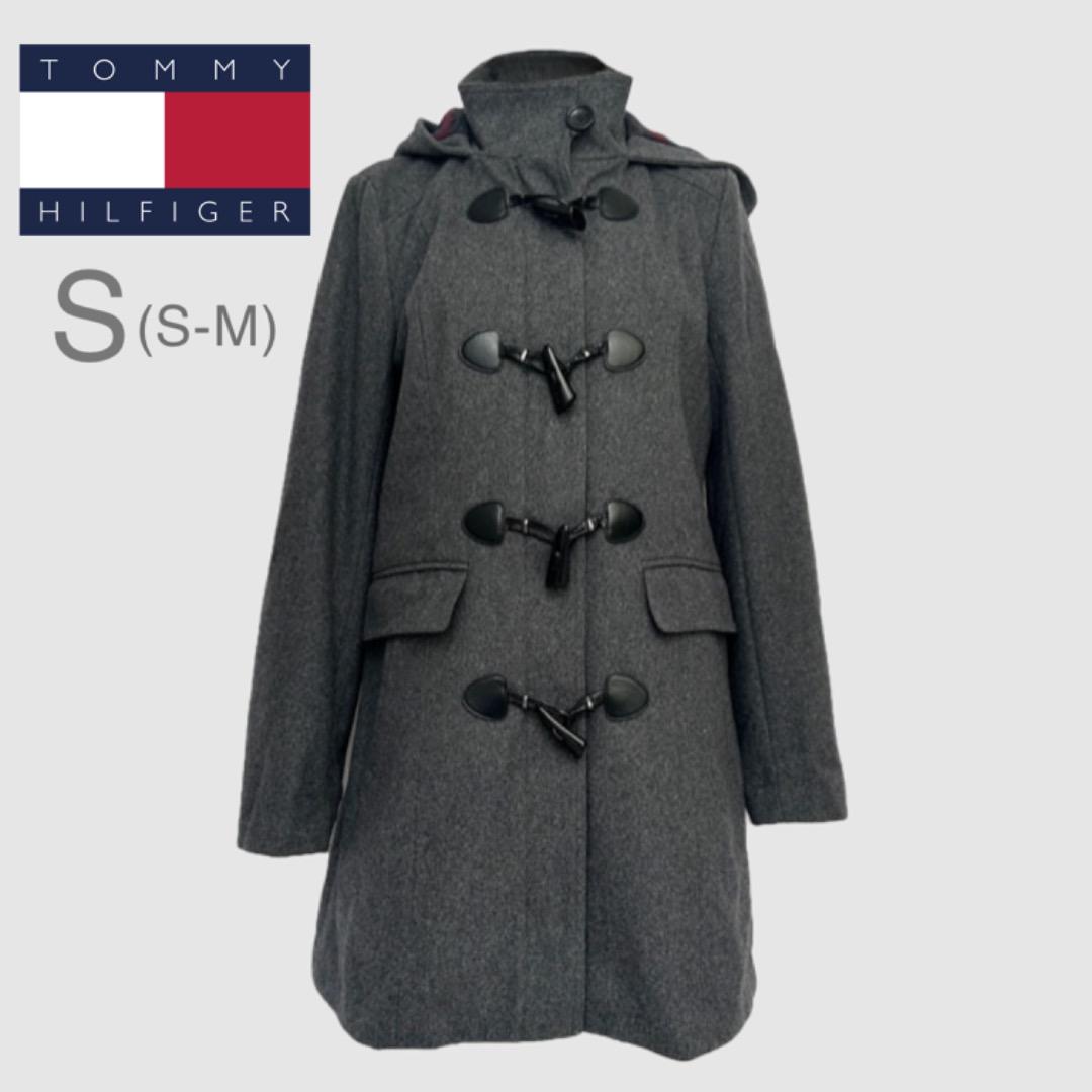 TOMMY HILFIGER トミーヒルフィガー ダッフル コート グレー