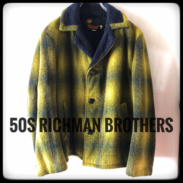 超歓迎された】 RICHMAN BROTHERS ヴィンテージコート 70s チェスター