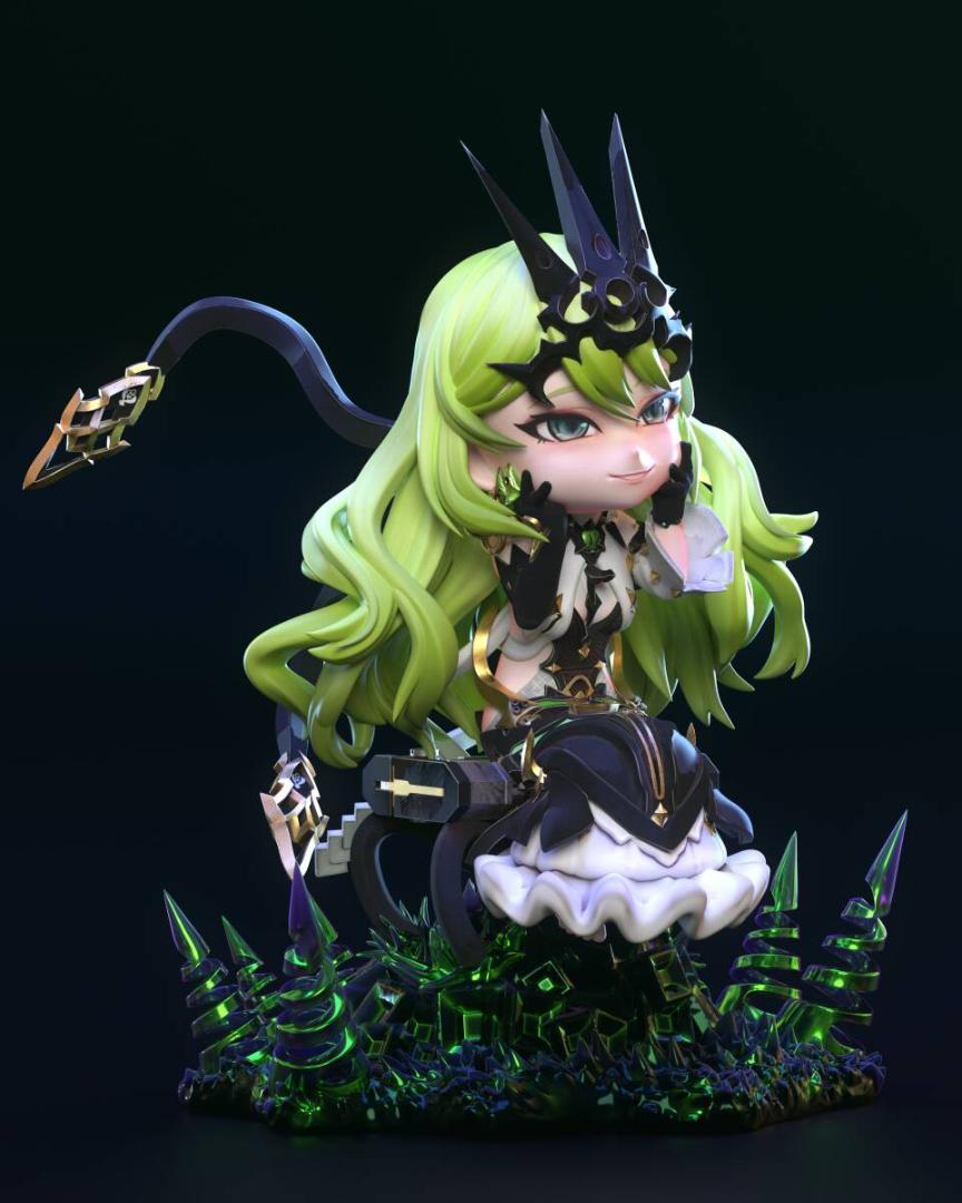 メビウス　崩壊3rd　SD　10cm　未塗装未組立　ガレキ　ガレージキット