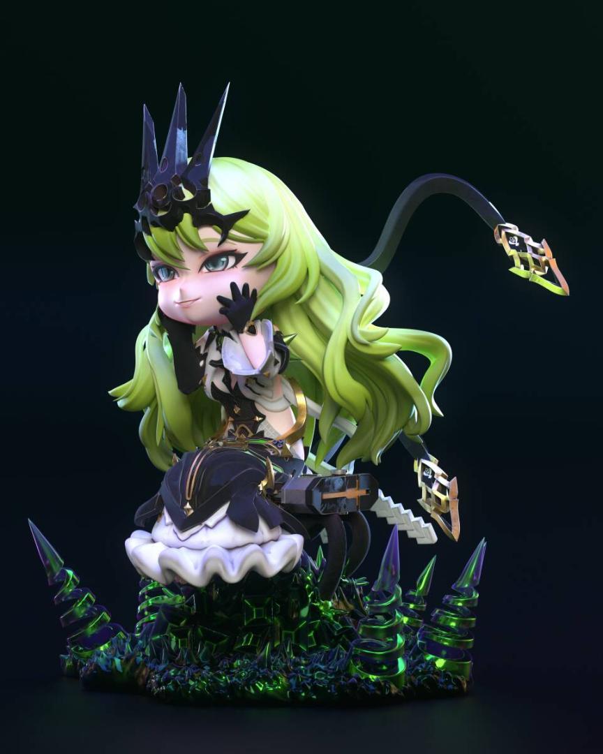 メビウス　崩壊3rd　SD　10cm　未塗装未組立　ガレキ　ガレージキット