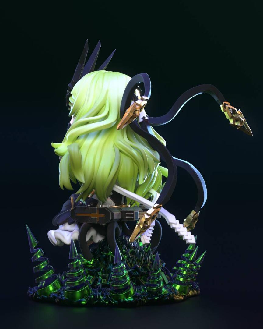 メビウス　崩壊3rd　SD　10cm　未塗装未組立　ガレキ　ガレージキット