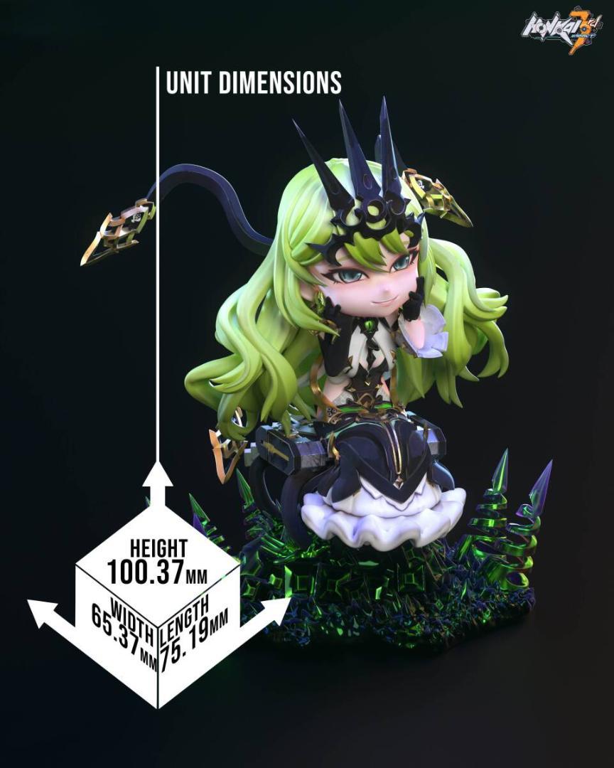 メビウス　崩壊3rd　SD　10cm　未塗装未組立　ガレキ　ガレージキット