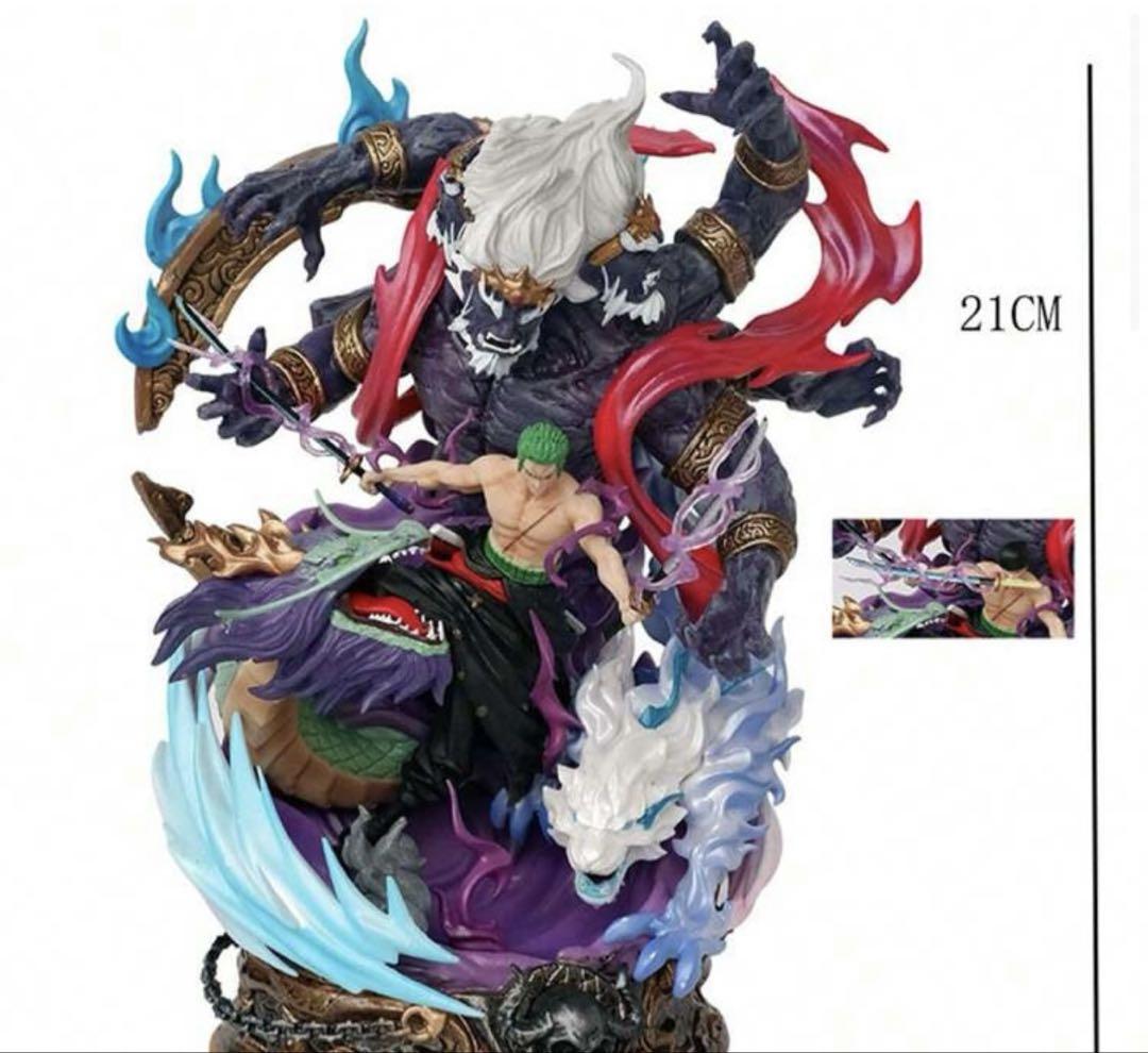 人気ブランドの ワンピース ゾロ フィギュア 21cm コミック・アニメ