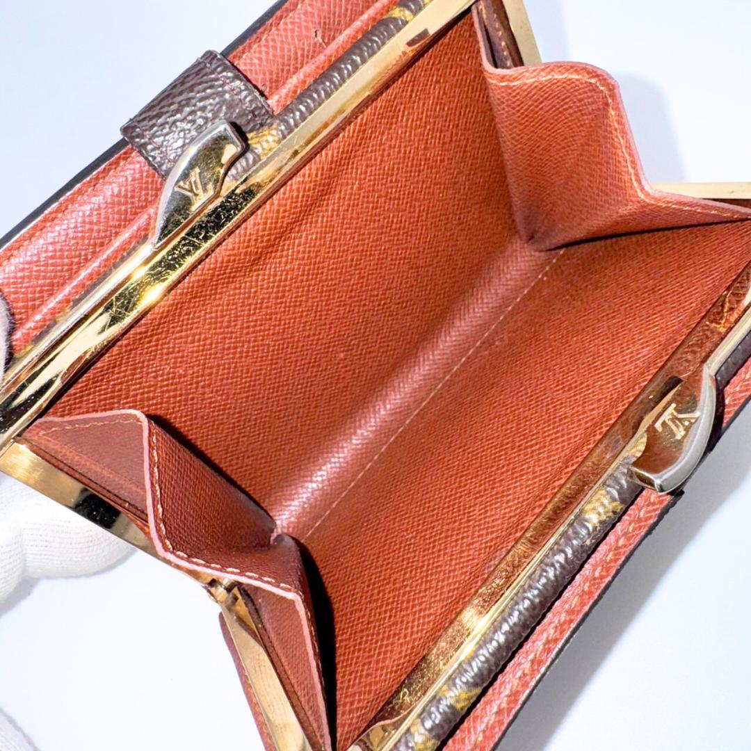 モノグラム がま口財布