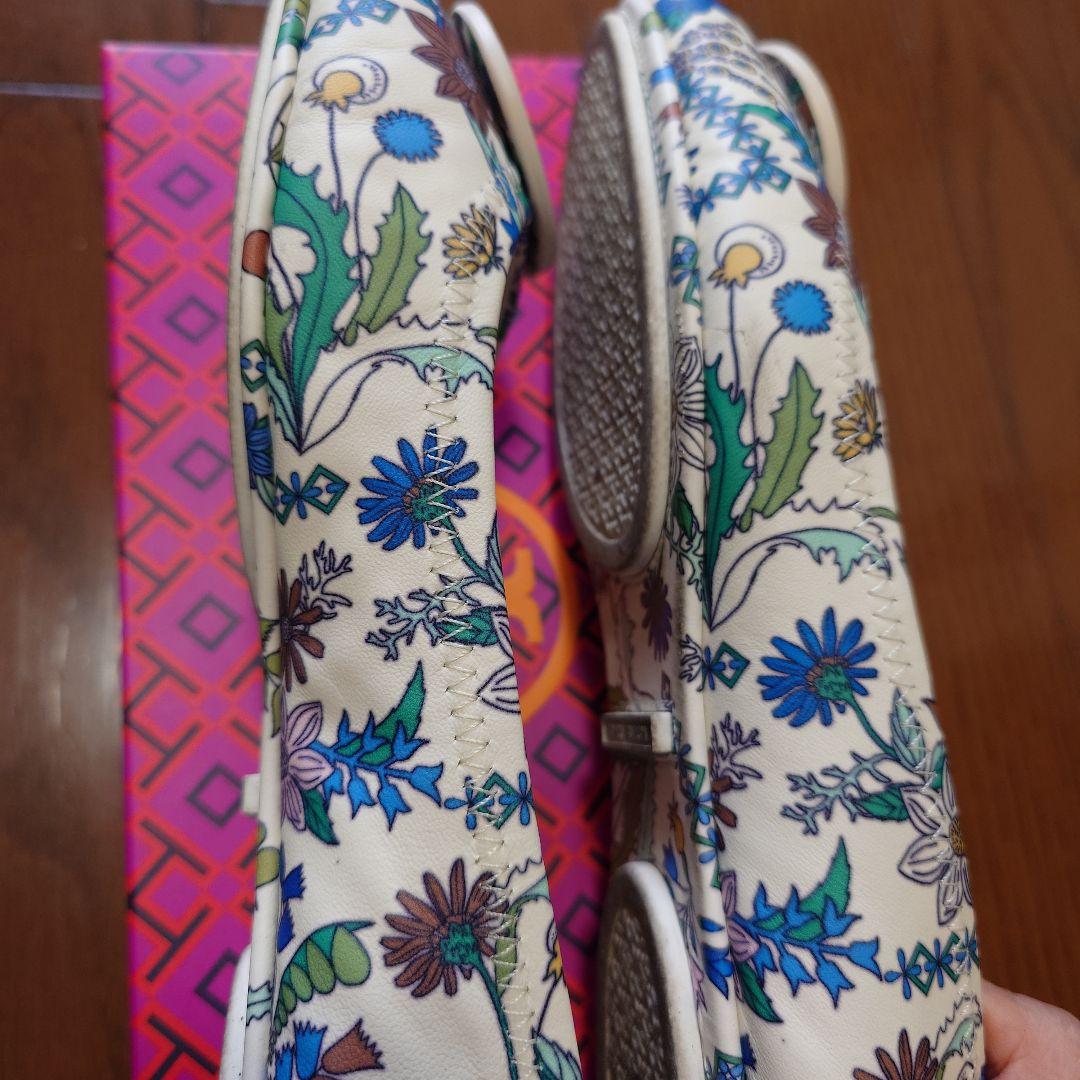 TORY BURCH トリーバーチ フラットバレエシューズ 花柄 - メルカリ