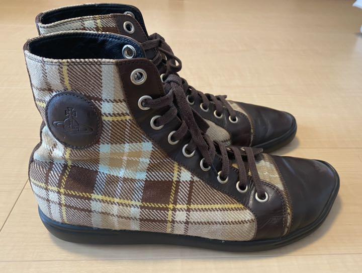 堅実な究極の ハイカットスニーカー Westwood 日本未発売vivienne ブーツ