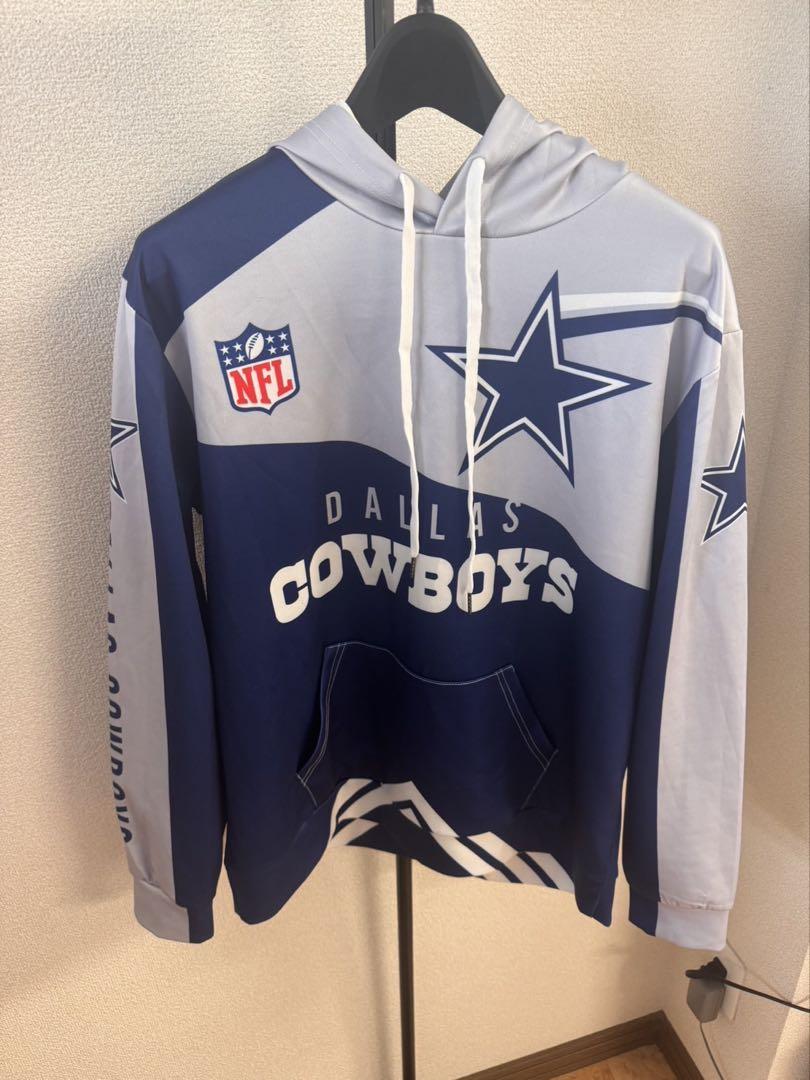 Mitchell & Ness NFL ダラス カウボーイズ フーディ パーカー g852 NFL ダラス カウボーイズ パーカー - メルカリ