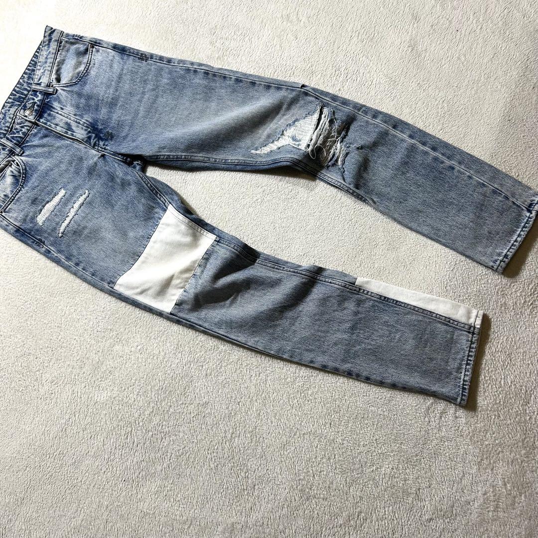 中古・古着通販】Ksubi (スビ) ダメージ加工スキニーデニム