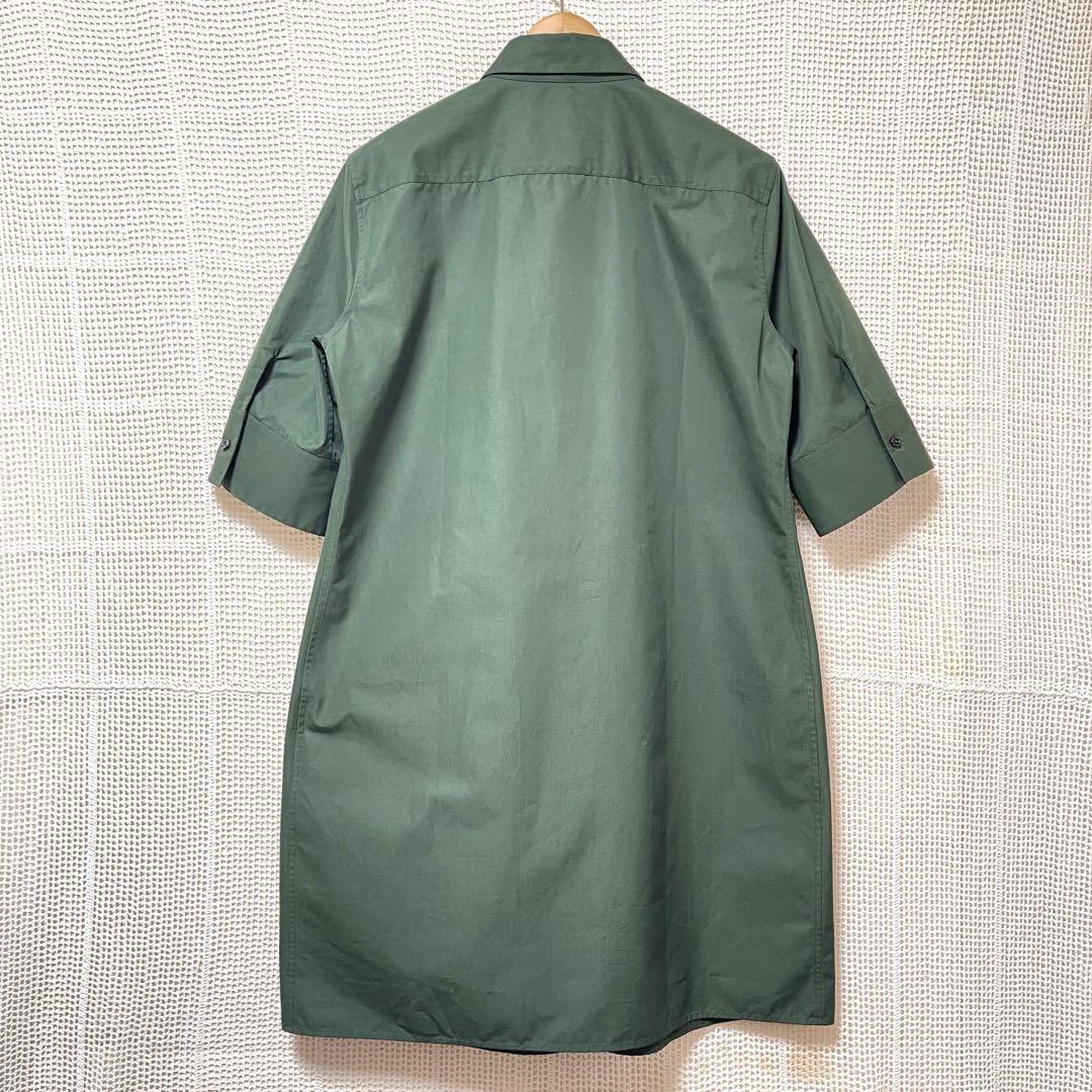 ☆美品☆ JIL SANDER ジルサンダー ブラウス シャツ 比翼 ワンピース