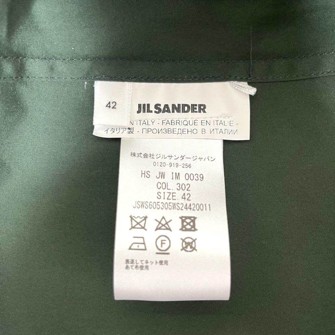 ☆美品☆ JIL SANDER ジルサンダー ブラウス シャツ 比翼 ワンピース