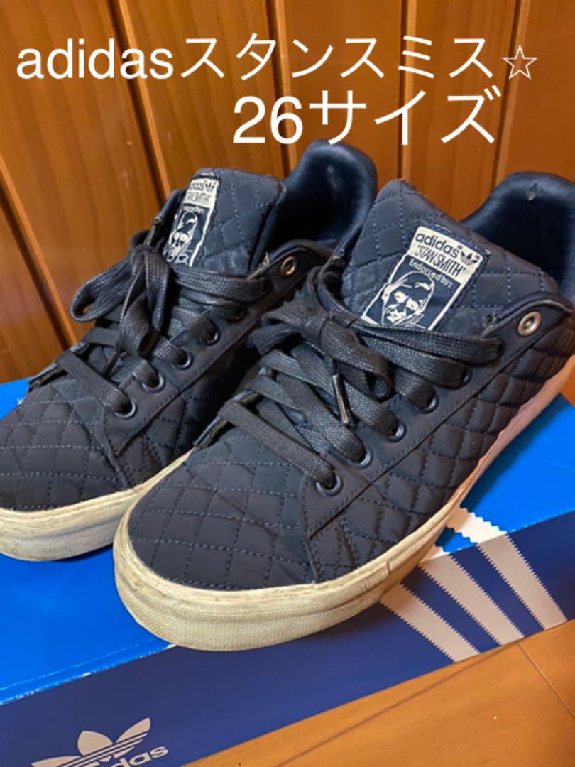メンズ アディダス adidas スタンスミス 紺色 26 メンズ アディダス adidas スタンスミス 紺色 26
