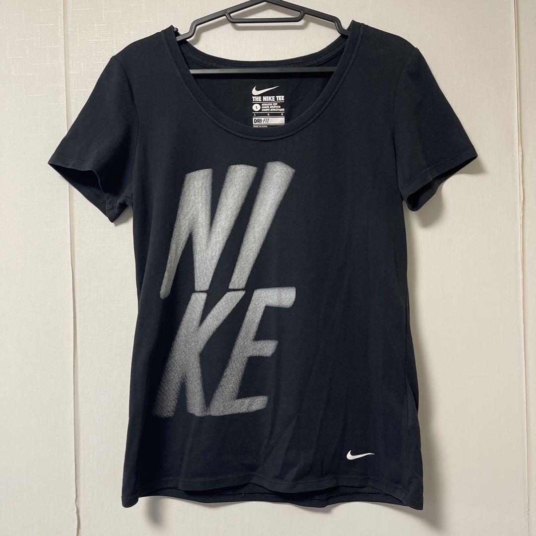 NIKE 黒 ランニングウェア レディース Lサイズ
