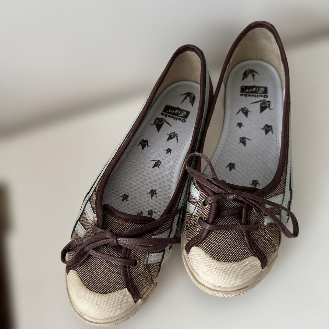 Onitsuka Tiger オニツカタイガー フラットシューズ 22.5cm