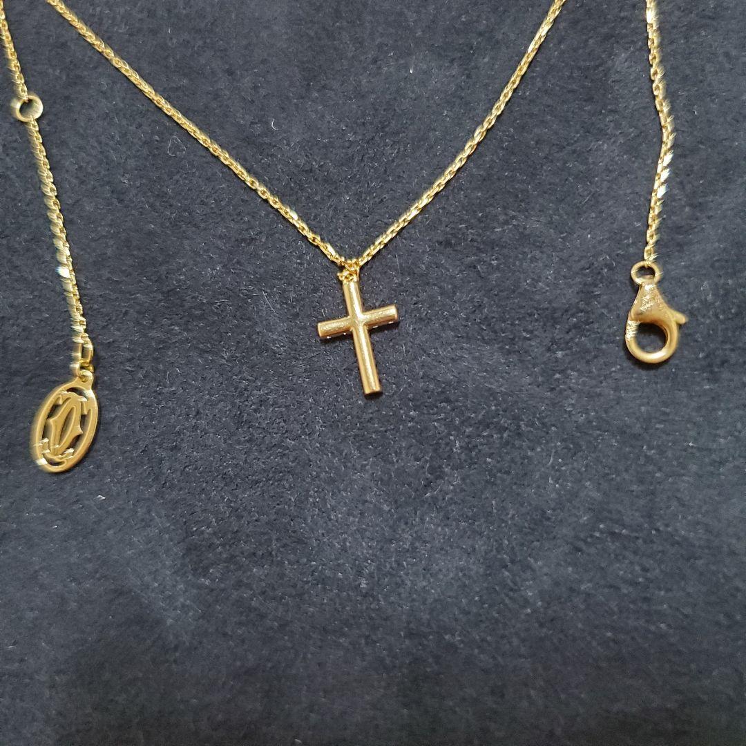 Cartier カルティエ シンボルクロスネックレス ピンクゴールド