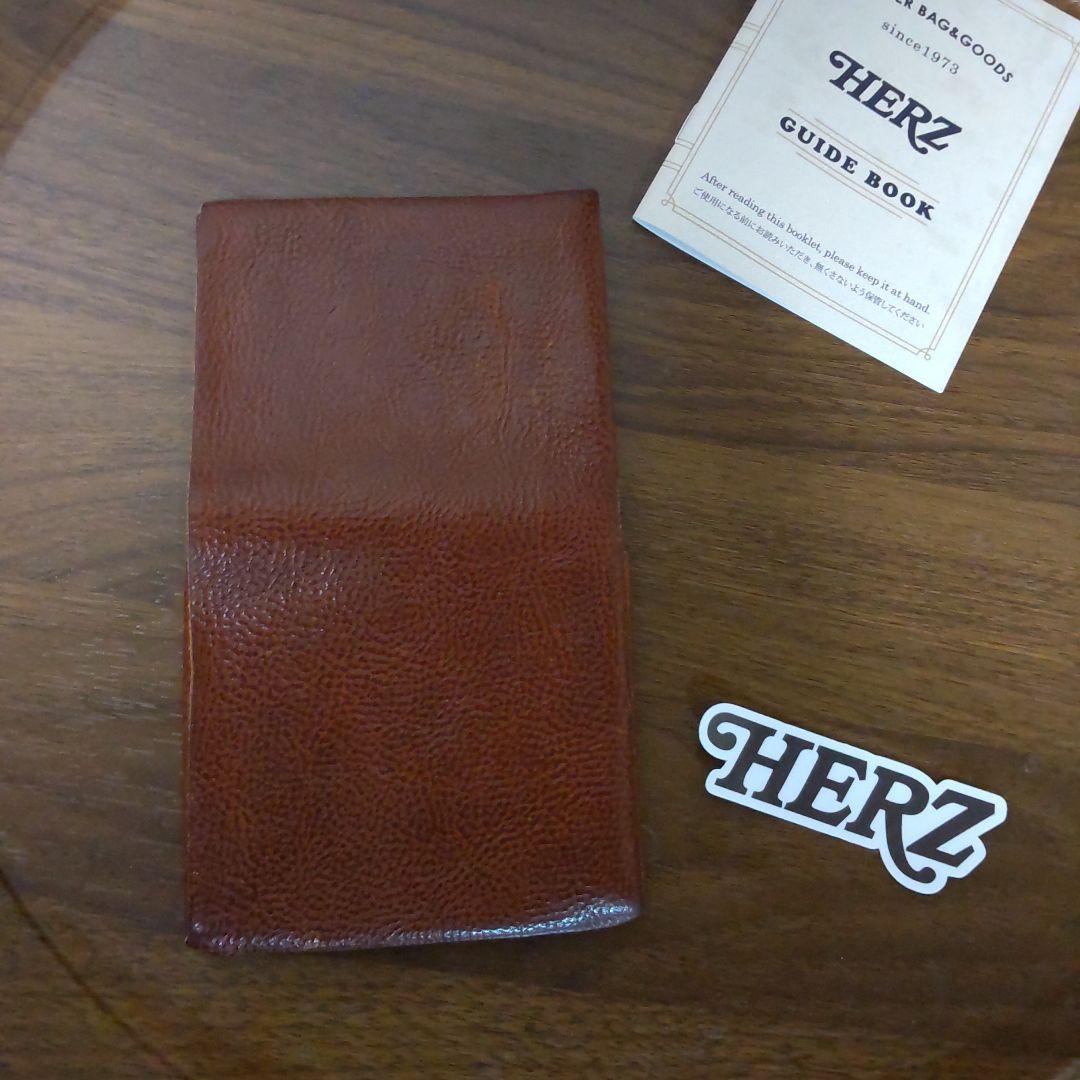 HERZ 二つ折り財布 GS54アンバー