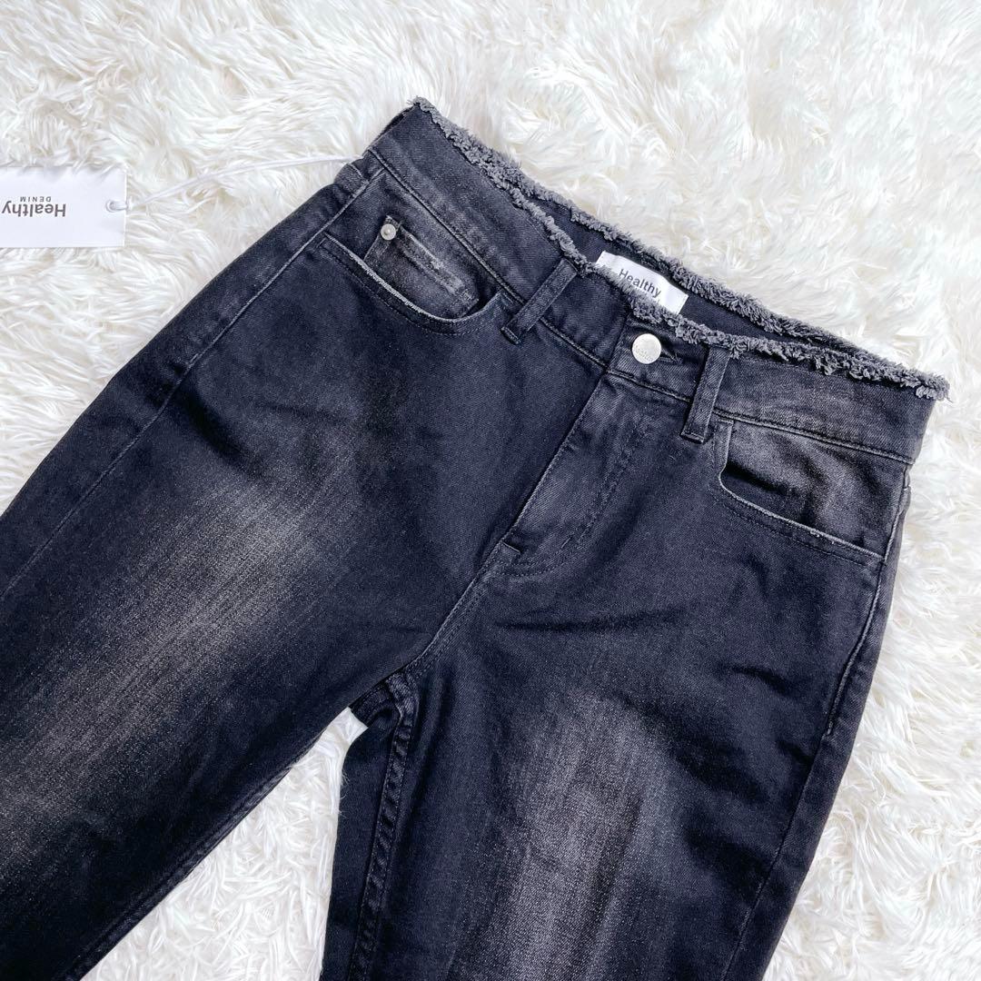 新品✨ Healthy DENIM H.Salt Black Fringe 24